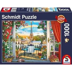 SCHMIDT SPIELE 58976 PU1000T Puzzle Terrasse in Paris