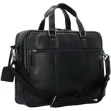 LEONHARD HEYDEN Roma Aktentasche Leder 40 cm Laptopfach schwarz