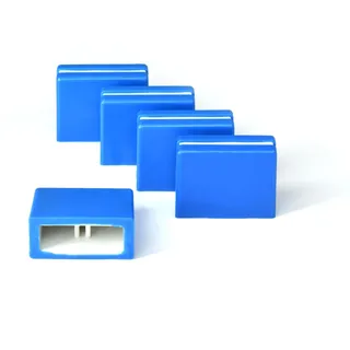 XBERSTAR 5PCS Fader Cap Fader Slider Knob Ersatzteile für Pioneer DJM600 700 750 800 850 900 2000 DJ Mixer (blau)