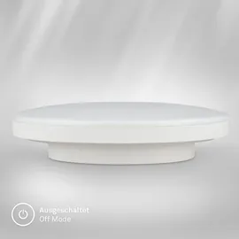 B.K.Licht LED Deckenlampe 12W rund Kunststoff