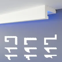 heximo LED-Schattenfugenprofil Stuckleisten 20,4 m