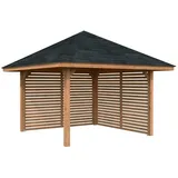 Palmako Pavillon Bianca 8,3 m2 Set 102 Hellbraun tauchgrundiert