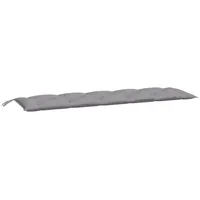 VidaXL Gartenbank-Auflage Grau 180x50x7 cm Oxford-Gewebe