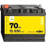 Denagi ASIA Autobatterie A70L 12V 70Ah Starterbatterie Hohe Startleistung Robust