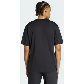 adidas TECH APPAREL T-Shirt schwarz M