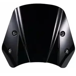 Motorrad Windschild universell Craftride RW2 Windschutzscheibe schwarz