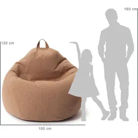 Lumaland Sitzsack Comfort 315l braun | Braun