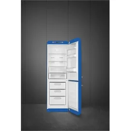 Smeg FAB32LBL6 Retro-Kühl-Gefrierkombination (331 l, 1968 mm hoch, Blau)