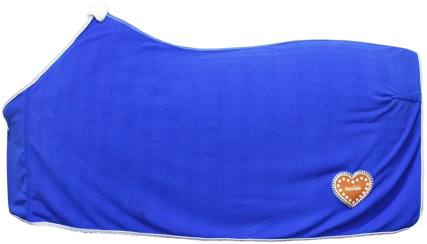 Horse-friends Abschwitzdecke Herzilein royalblue 155 cm