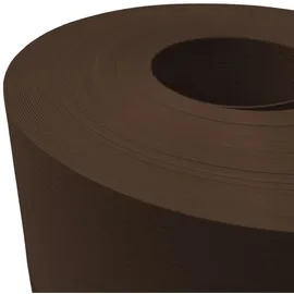 zaunzu® Sichtschutzstreifen Rille PP 26 x 19 x 0,1 cm Braun Metall 1 St.