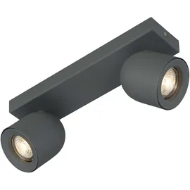 Böhmer Leuchten Böhmer Deckenstrahler 2xGU10 grau 42002