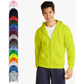 Gildan Heavy Blend Kapuzensweatjacke Herren Pink S
