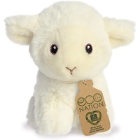 AURORA World - Eco Nation Mini Lamm, Plüschtier, 13 cm