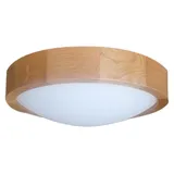 Lamkur Eiche 1-flammig gewölbt 27 cm E27