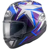 Arai Helmet Arai RX-7V Evo MVK Stars Helm, schwarz-blau, Größe M für Männer
