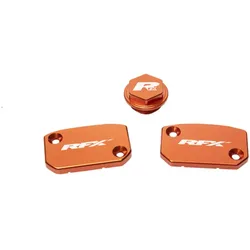 RFX Set tankdoppen Pro (Oranje) - KTM SX/SXF (Brembo rem en koppeling)