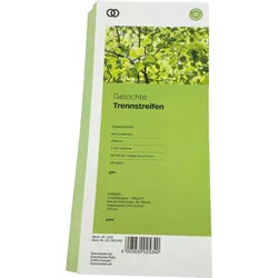 Soennecken Trennstreifen oeco 1416 10,5x24cm grün 100 Stück