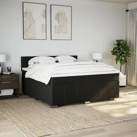 vidaXL Boxspringbett 180 x 200 cm Schwarz