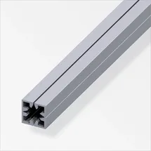 Alfer Quadratrohr 1 m 23,5 mm Aluminium roh blank