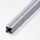 Alfer Quadratrohr 1 m 23,5 mm Aluminium roh blank