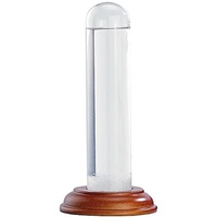 PEARL Stormglas: FitzRoy-Sturmglas (Barometer) aus echtem Glas, 17 cm (Fitzroy Wetterstation, Glas-Wetterstation, Galileo Thermometer)