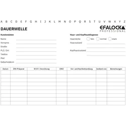 Efalock Karteikarten 50 Stück