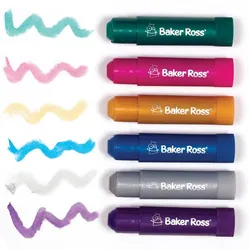 Plakat Malstifte in Metallic-Farben (pro Set 6) Farben