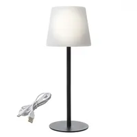 MARELIDA LED Garten Tischlampe aufladbar per USB 4 Helligkeitsstufen