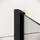Badplaats Florida Walk-In-Dusche 50 x 200 cm Schwarz Sicherheitsglas
