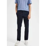 Selected New Miles Slim Fit Chinohose Blau 33 34