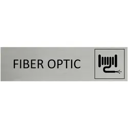 CombiCraft Aluminium Türschild Fiber Optic 165x45mm mit 3M-Tape