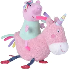 Simba Peppa Pig Plüsch Peppa mit Einhorn,