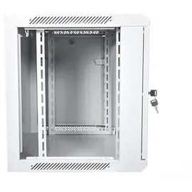 Digitus CATlink Wallmount cabinet 9U, 600x450mm, grey RAL 7035 (9 HE, 19 Zoll Rack), Serverschrank, Grau