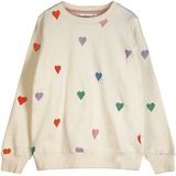 The New - Sweatshirt Heart in white swan, Gr.122/128,