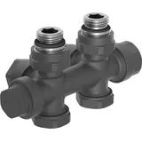 Mexen Uni-Term Heizkörperventil Duplex DN50 Anthrazit