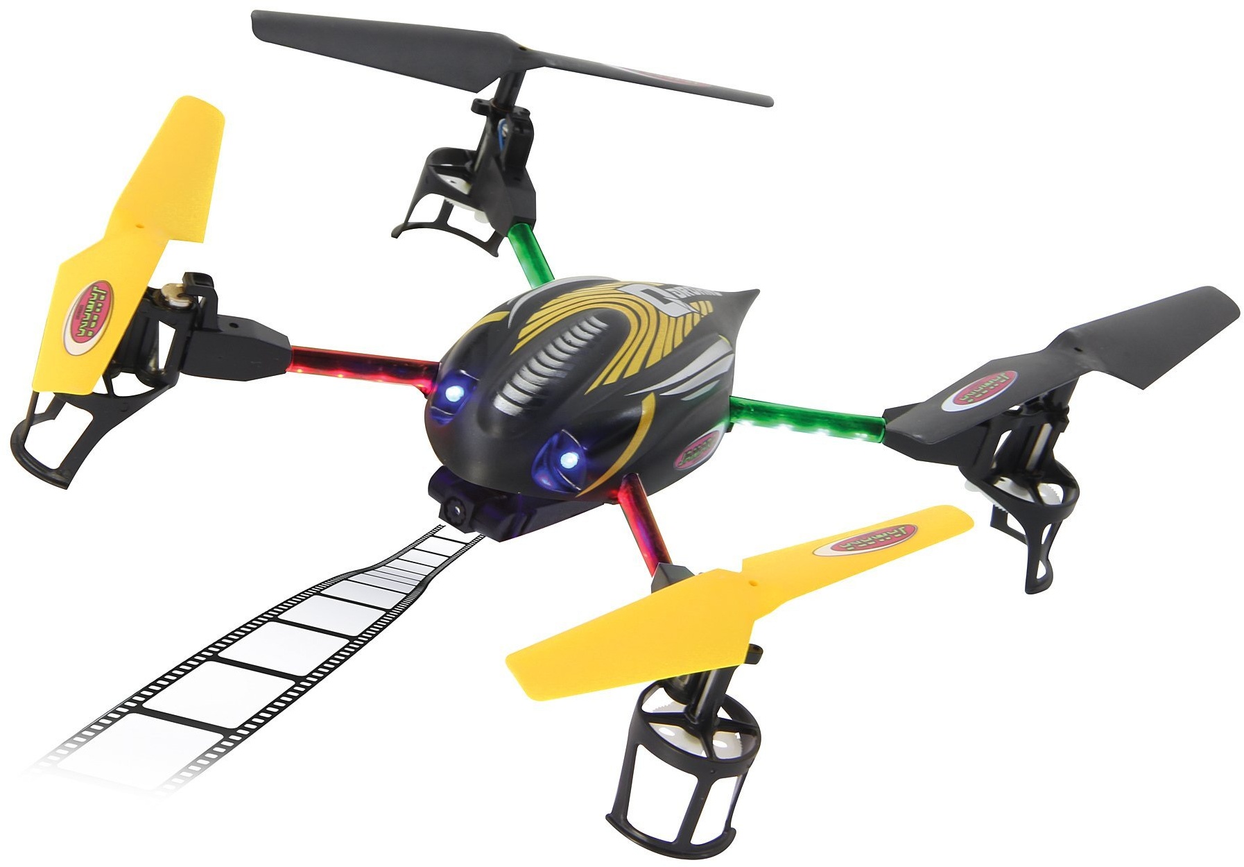 Jamara 038831 - Q-drohne AHP Quadrocopter mit Kamera und Komp