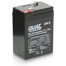 QuatPower Blei-Akkumulator LB4-6, 6 V-/4 Ah