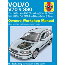 Haynes Volvo V70 / S80 Petrol & Diesel (98 - 07) Haynes Repair Manual