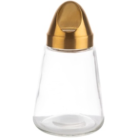 APS Snackspender, Behälter aus Glas, Schraubdeckel aus Edelstahl, Ø 8,5 cm, Höhe 15,5 cm