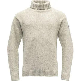 Devold of Norway Nansen Wool High Neck Pullover Grau Melange L