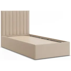 mebligo Polsterbett 90 x 200 cm Beige