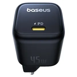 Baseus PicoGo GaN Ladegerät, 45W EU Schwarz