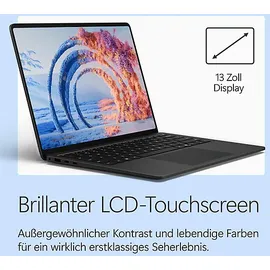 Microsoft Surface Laptop 8 13,8" Snapdragon X2 Plus 16 GB RAM 512 GB SSD Win11 Home Schwarz EP2-60927