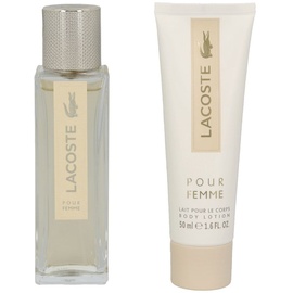 Lacoste Pour Femme Eau de Parfum 50 ml + Body Lotion 50 ml Geschenkset