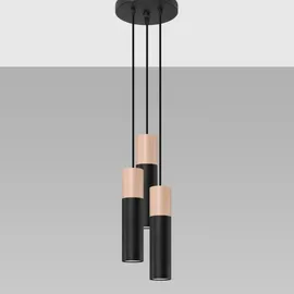 Sollux SL.1014 Hängeleuchte PABLO 3P schwarz