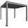 Biohort Pergola 3,675 x 3,675 m Grau/Rot