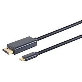 S/CONN maximum connectivity USB-C Adapterkabel DisplayPort 3,00 m Schwarz