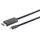 S/CONN maximum connectivity USB-C Adapterkabel DisplayPort 3,00 m Schwarz