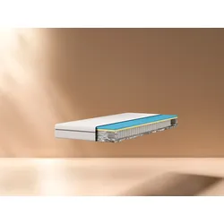 Emma One Taschenfederkernmatratze – 18 cm, 5-Zonen, ab 90x200 cm, Weiß
