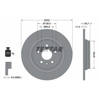 Textar Bremsscheibe TEXTAR 92162903